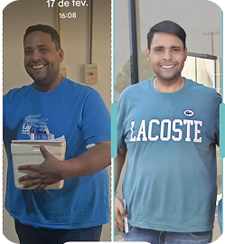 Resultado de emagrecimento -18kg